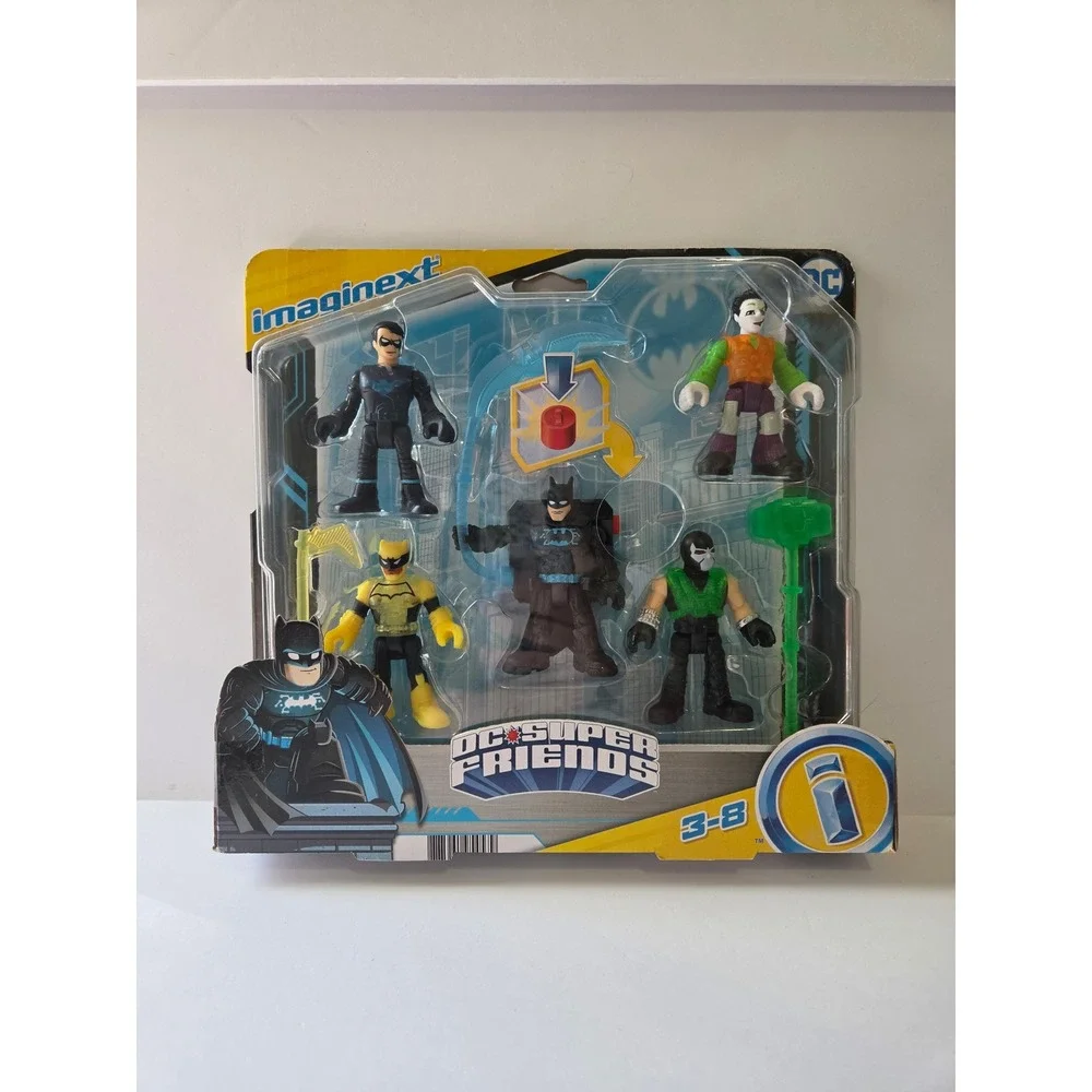 Imaginext DC Super Friends Bat-Tech Multi-Pack Batman Joker Bane Figures GXD67